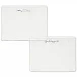 4"x3" name tag holder made with 38% thicker material and stronger edge welds