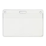 3-1/2" x 2-1/4" name tag holder made with 38% thicker material and stronger edge welds

