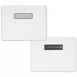 4inx3in reusable and recyclable name tag holders that are easy to fill