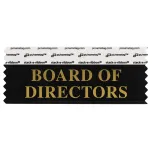 4" x 1-5/8" BOARD OF DIRECTORS Badge Ribbon