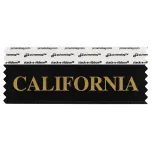 SCALIBKGO_01 Black California badge ribbon
