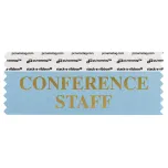 SCOSTCOGO_01  Light blue Conference Staff badge ribbon