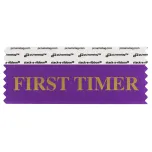 4" x 1-5/8" FIRST TIMER Badge Ribbon
