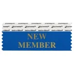 4" x 1-5/8" NEW MEMBER Badge Ribbon
