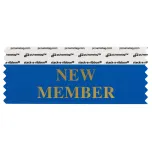 4" x 1-5/8" NEW MEMBER Badge Ribbon