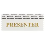 4" x 1-5/8" PRESENTER Badge Ribbon