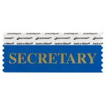 SSECRBLGO Blue badge ribbon with Secretary in gold lettering