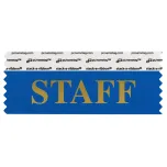 4" x 1-5/8" STAFF Badge Ribbon