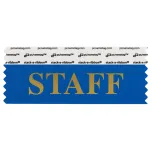 4" x 1-5/8" STAFF Badge Ribbon