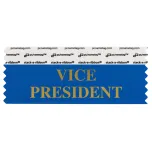 4" x 1-5/8" VICE PRESIDENT Badge Ribbon