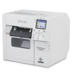 Epson CW-C4000u name tag printer features an integrated auto-cutter for name badges