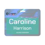 4 inch x 3 inch full color custom event badge