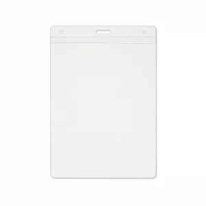 4-1/4" x 6" Biodegradable PVC Name Tag Holder, Slot