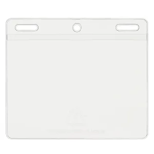 4x3 double slot name tag holder