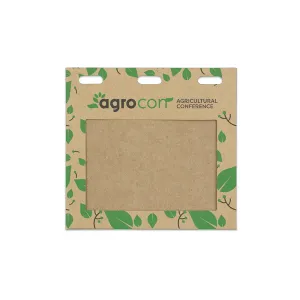 4x3 preprinted paper badge holder