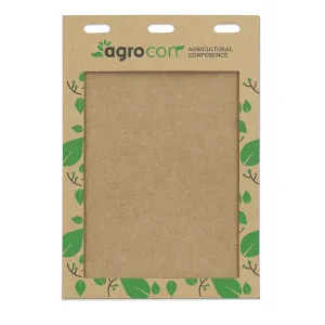 preprinted kraft paper badge holder