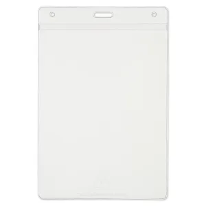 4-1/4" x 6" Vertical Name Tag Holder with Slot