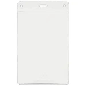 3-5/8" x 5-1/2" Vertical Name Tag Holder with Slot