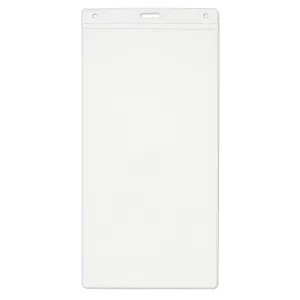 4" x 8" Vertical Vinyl Name Tag Holder, Slot