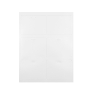 4" x 3" Zip Badge, Blank, Small Quantity Pack