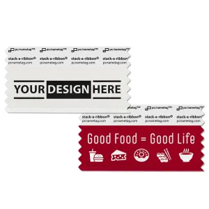 3 x 1-5/8 Custom Badge Ribbon