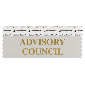 SADCOSIGO_01 silver advisory council badge ribbon