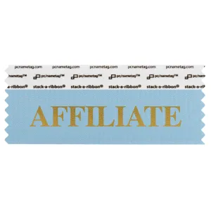 SAFFICOGO_01 Light blue Affiliate titled badge ribbon