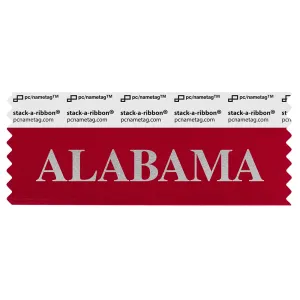 SALABRESI_01 red Alabama badge ribbon