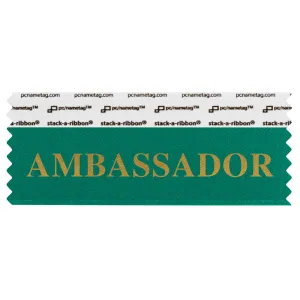 SAMBATEGO_01 teal ambassador badge ribbon