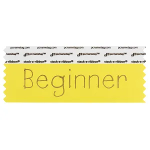 SBEGICAGO_01 Canary Beginner badge ribbon