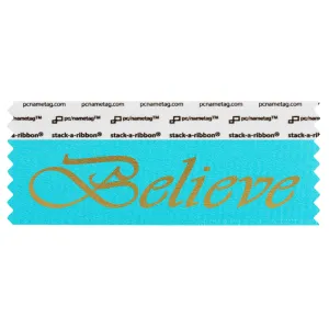 SBELIJBGO_01 jewel blue believe badge ribbon