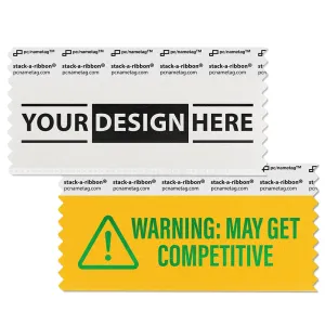 4 x 2 Custom Badge Ribbon