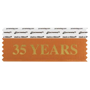 STHYECAGO_01 Caramel 35 years badge ribbon