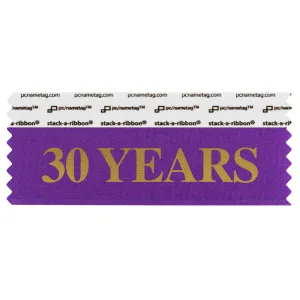 STHYEVIGO_01 violet 30 years badge ribbon