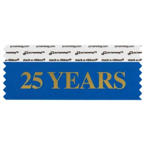 STWYEBLGO_01 Blue 25 Years badge ribbon
