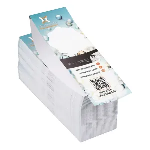 printed event badge with QR code