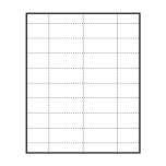 Medium Polar™ Badge Paper Name Tag Insert, Blank, Pack of 160 Inserts, 
2-9/16" x 1-3/16" 


