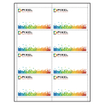 4" x 2-1/2" Classic Paper Name Tag Insert, Imprinted, Pack of 50 Inserts