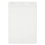 4-1/4" x 6" Vertical Name Tag Holder with two Slots