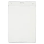 4-1/4" x 6" Vertical Name Tag Holder with Slot