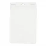 3-5/8" x 5-1/2" Vertical EZ Stuff® Vinyl Name Tag Holder, Double Slotted