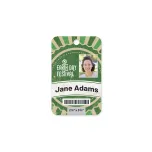 2 1/8" x 3 3/8" Standard Eco Event Badge