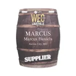 custom shape event badge