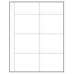 4" x 3" Classic Paper Name Tag Insert, Blank, Pack of 500 Inserts
