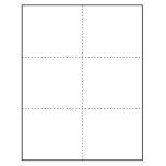 4 x More Classic Paper Name Tag Insert, Blank, Pack of 500 Inserts