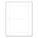 4-1/4" x 6" Agenda Paper Name Tag Insert, Imprinted, Pack of 50 Inserts
