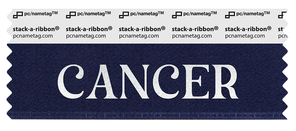 Astrology Cancer Badge Ribbon Design