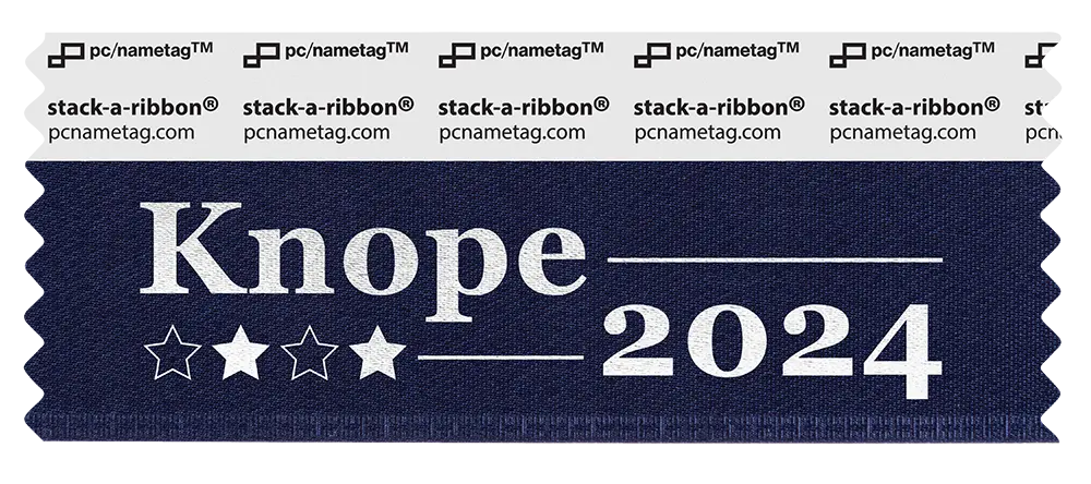 Culture Badge Ribbon Design Knope 2024