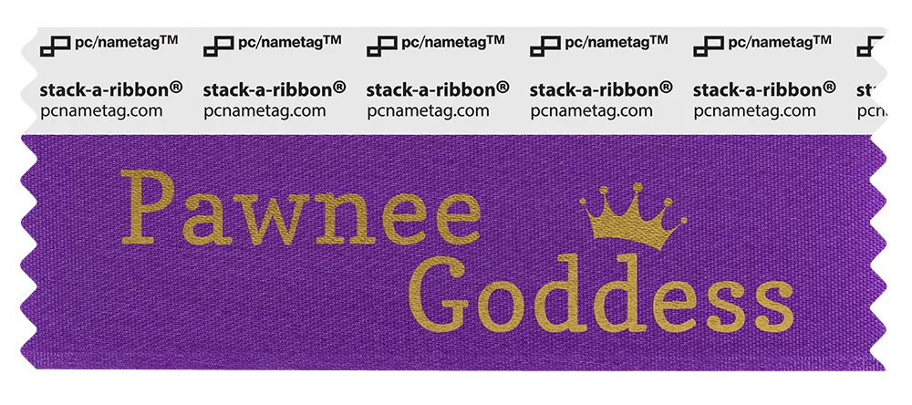Culture Badge Ribbon Design Pawnee Goddess