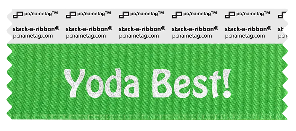 Culture Badge Ribbon Design Yoda Best